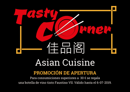 Diseño de logotipo, rótulo, papelería y menú de Tasty Corner