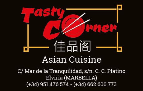 Diseño de logotipo, rótulo, papelería y menú de Tasty Corner