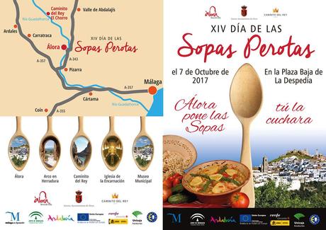 Diseños de lonas, folletos, photocalls y cartel de las Sopas Perotas