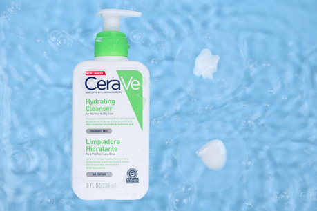 Limpiador de hidratación CeraVe: embalaje y textura