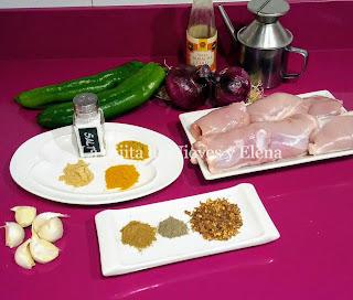 Pollo en salsa diabólica al horno en cocotte