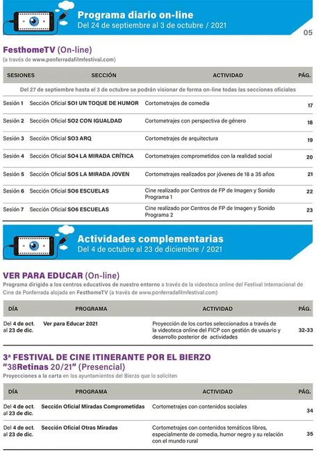 XIV Festival Internacional de Cine de Ponferrada 2021 4