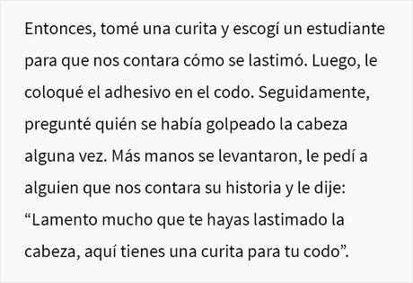 “Solo con decir ‘apósito’ saben a qué me refiero”: esta profesora explicó a sus estudiantes por qué no todos pueden ser tratados igual