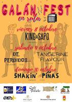 Programación Galán Fest en Ruta 2021