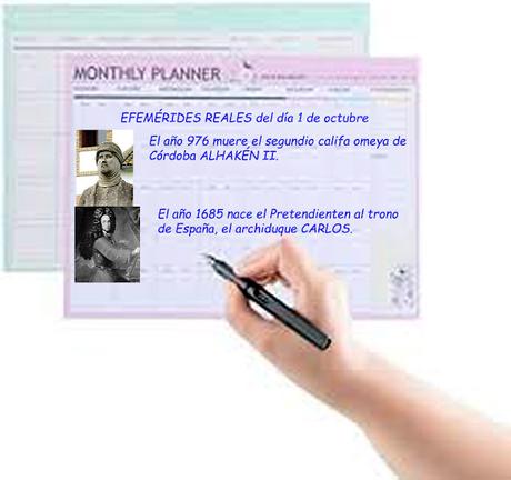 EFEMÉRIDES REALES del día 01 de octubre