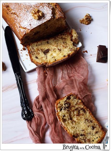 Plumcake nata, nueces y chocolate Plumcake nata, nueces y chocolate
