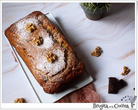 Plumcake nata, nueces y chocolate Plumcake nata, nueces y chocolate