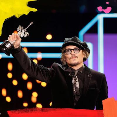 El actor, director y productor Johnny Depp ha recibido esta noche el segundo y último Premio Donostia de la 69 edición del Festival de San Sebastián