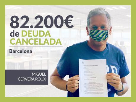 Repara tu Deuda Abogados cancela 82.200 € en Barcelona (Cataluña) con la Ley de Segunda Oportunidad