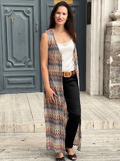 Cómo hacer un chaleco largo Cómo hacer un chaleco largo