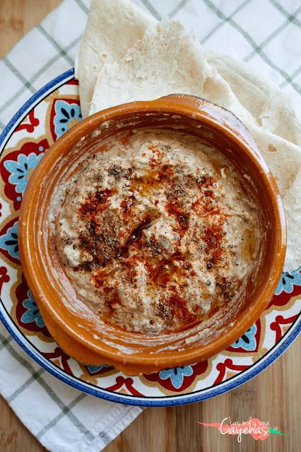 Mutabal / Baba Ghanoush - Paté de Berenjenas