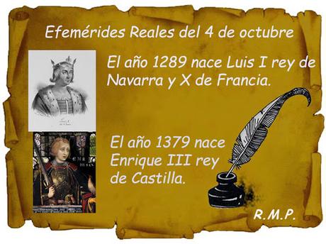 EFEMÉRIDES REALES del día 04 de octubre