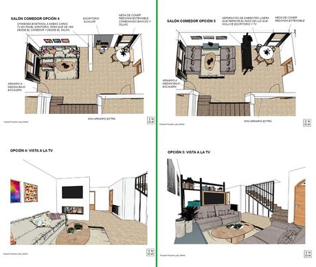 Cambios en el salón: el salón «antes y después» con las ideas de Interiorismo Online (1ªparte)