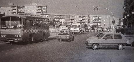 Cruce del Gallo Rojo en los 80