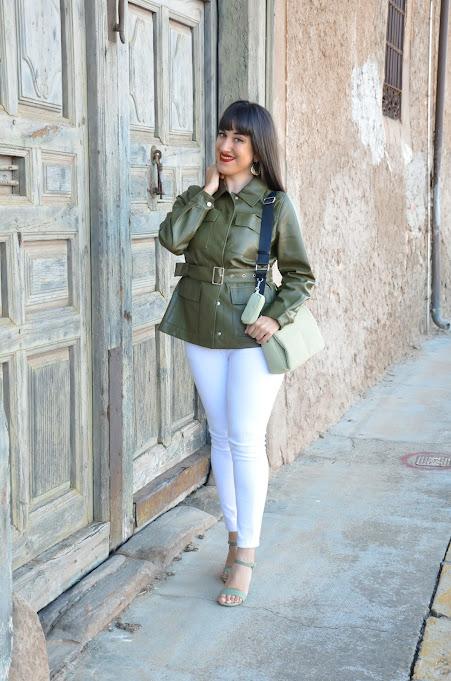 Cazadora verde oliva | SHEIN X: Rock the Runway Cazadora verde oliva | SHEIN X: Rock the Runway