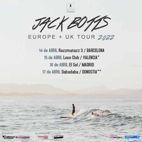 Conciertos de Jack Botts en España en 2022