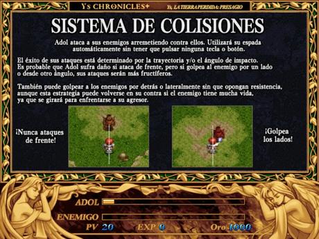 Ys I Chronicles+ de PC traducido al español
