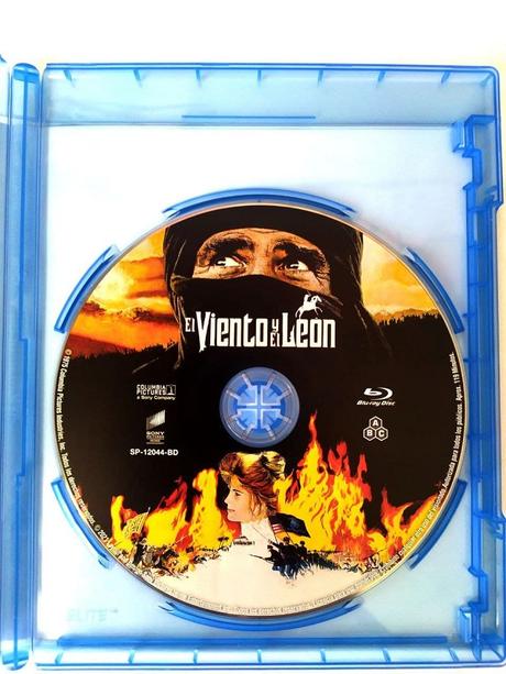 Unboxing y análisis de El viento y el león en Bluray