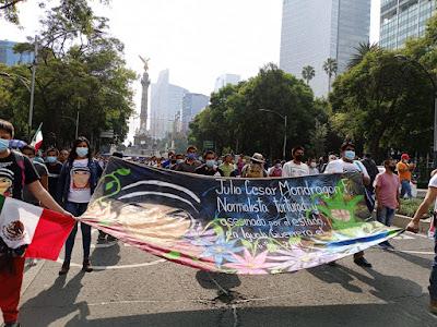 A 7 AÑOS DE LA NOCHE DE IGUALA, CONMEMORAN SÉPTIMO ANIVERSARIO CON MARCHA AL ZÓCALO