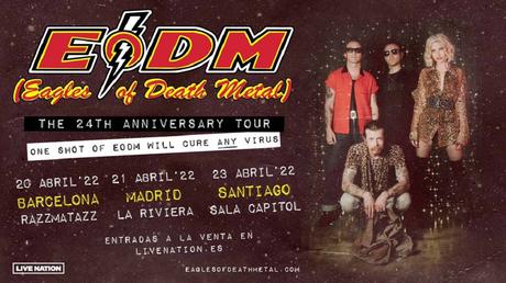 Conciertos de Eagles of Death Metal en España en abril de 2022