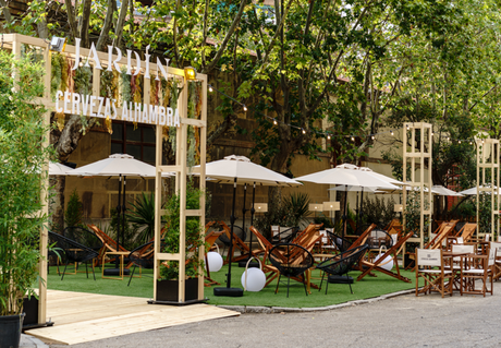 Jardín Cervezas Alhambra, el punto de encuentro para disfrutar de un tardeo cervecero, sin prisa