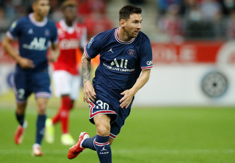 Messi marcó ante el Manchester City su primer gol con el PSG