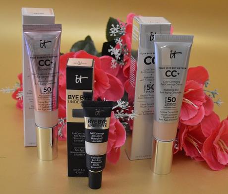 El maquillaje del rostro de IT COSMETICS: las CC Creams “Your Skin But Better CC+” y el corrector “Bye Bye Under Eye”