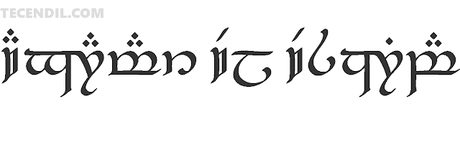 Para escribir con los caracteres del Anillo Único