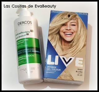 Champú DERCOS VICHY y Tinte capilar LIVE de Schwarzkopf en Notino #vichy #dercos #champu #capilar #pelo #cabello #schwarzkopf #tintepelo