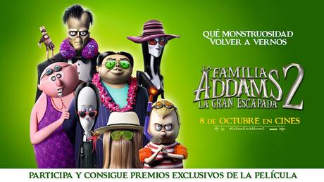 ¡Gana premios de la película La Familia Addams 2 – La Gran Escapa!