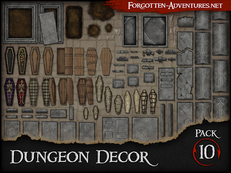 Dungeon Decor - Pack 10, de ForgottenAdventures