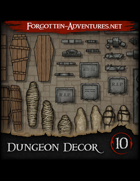 Dungeon Decor - Pack 10, de ForgottenAdventures