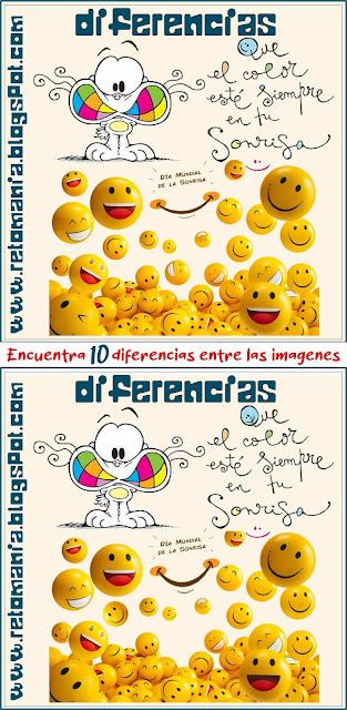 RETOS MATEMÁTICOS - DÍA DE LA SONRISA Desafíos matemáticos, Retos matemáticos, Problemas matemáticos, Retos mentales, Retos virales, Retos visuales, Día de la Sonrisa, Día mundial de la Sonrisa, Diferencias, Encuentras las diferencias