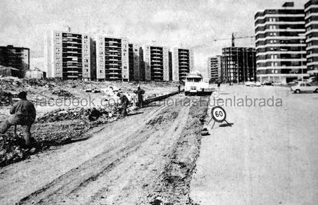 Obras en la calle Turquía en 1984