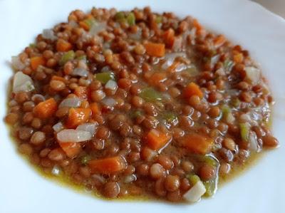 Lentejas con verduras