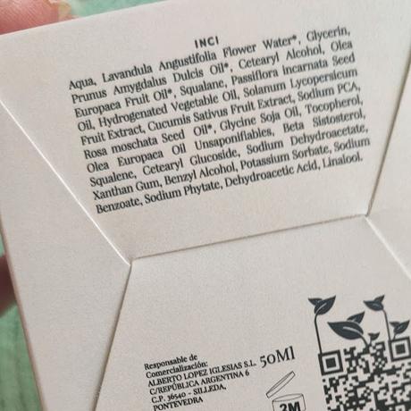 HIdratante Fervenza de cosmética natural gallega