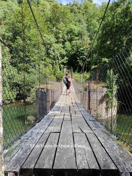 Puente colgante de Aribe