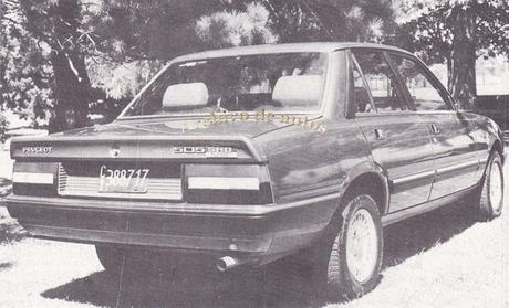 Peugeot 505 SRD Turbo, el auto del año 1987 de la revista Su Auto