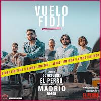 Concierto de Vuelo Fidji en El perro de la parte de atrás del coche