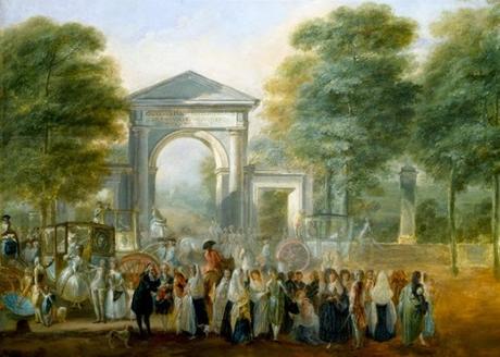 jardín botánico paseo prado Luis Paret