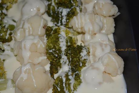Verduras con bechamel Verduras con bechamel