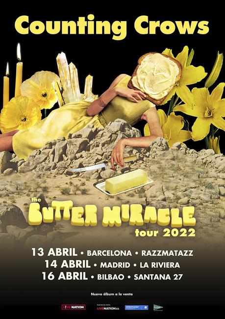 Counting Crows: conciertos en Barcelona, Madrid y Bilbao en abril de 2022