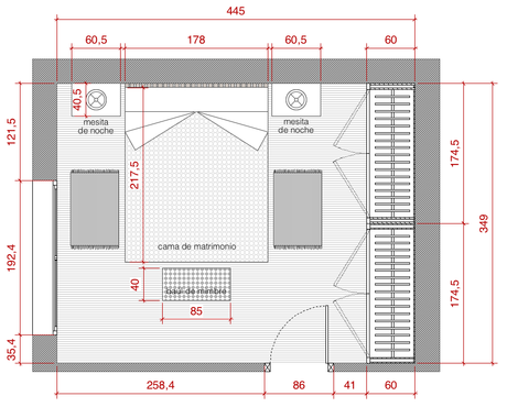 Cómo dibujar el plano a escala de una habitación_Decorar en familia5 Cómo dibujar el plano a escala de una habitación_5