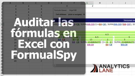 Auditar las fórmulas en Excel con FormualSpy