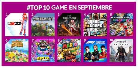 NBA 2K22 es lo más vendido en GAME del mes de septiembre