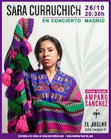 Concierto de Sara Curruchich y Amparo Sánchez en Sala Juglar