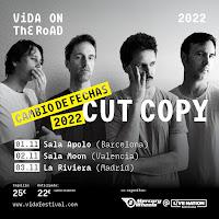Cut Copy anuncia conciertos en España en 2022
