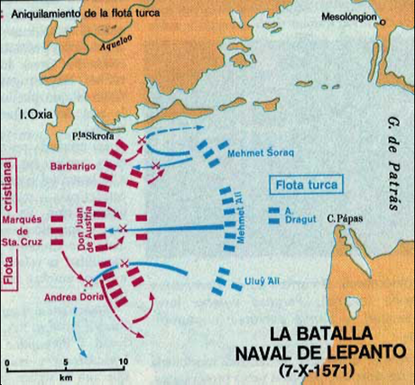Lepanto, entre la vergüenza y la gloria. 450 años