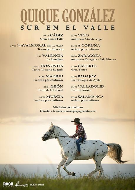 Primeros conciertos de la gira de Quique González