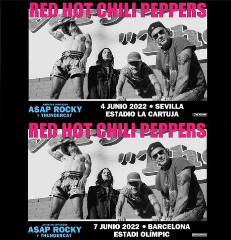 Red Hot Chili Peppers, en Sevilla y Barcelona en 2022